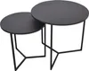 LOFT42 Elvy Set Beistelltischs rund - schwarz - Ø49x52 Produktbild-Vorschau 1