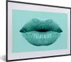 MuchoWow® MuchoWow® Gerahmtes Poster Lippen - Pastell - Produktbild-Vorschau 1