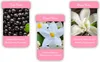 Three panels showing ingredients for a fragrance: top notes of blackcurrant and rosemary, heart notes of jasmine and rhubarb, and base notes of vanilla and sandalwood. Produktbild-Vorschau