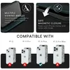 NALIA Echt-Leder Flipcase für iPhone 15 Plus Hülle, Produktbild-Vorschau 4