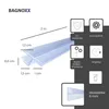 A diagram illustrating the dimensions and features of a shower seal. Produktbild-Vorschau