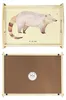 Mr. & Mrs. Panda tablett holz Nasenbaer - Gelb Pastell - Produktbild-Vorschau 4