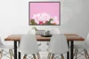 MuchoWow® Gerahmtes Poster Blüte - Sommer - Rosa 80x60 cm - Produktbild-Vorschau 2