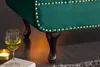 Chesterfield Design Récamière 170cm smaragdgrün Samt mit Produktbild-Vorschau 9