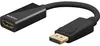 Goobay DisplayPort/HDMI 0,1 m HDMI typ A (štandardný) Náhľad obrázku produktu 1