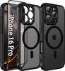 iPhone 16 Pro Hülle für MagSafe MATT CASE VERSTÄRKT 360° 5D Produktbild-Vorschau 1