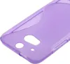 Handyhülle S Line TPU Tasche für HTC One M8 / M8s Lila / Produktbild-Vorschau 3