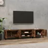 vidaXL TV skříňka kouřový dub 180x31,5x40 cm odvozený Náhled obrázku produktu 3