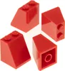 4x Lego Dachstein 65° 2x2x2 rot schräg Steine 4251818 Produktbild-Vorschau 2