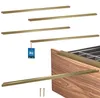 KOTARBAU® 4er Set Möbelgriff Schrankgriffe 800 mm Gold Matt Produktbild-Vorschau 1
