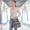 Damen Tasche Schultertasche Henkeltasche Handtasche Leder Produktbild-Vorschau 9