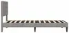 vidaXL Rám postele s čelem Světle šedá 80 x 200 cm Samet Náhled obrázku produktu 5