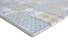 Keramik Mosaik Retro beige gelb blau weis Mosaikfliese Produktbild-Vorschau 3