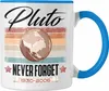 Trendation - Tasse "Pluto Never Forget" Lustiges Geschenk Produktbild-Vorschau 1