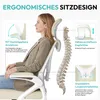 Yaheetech Bürostuhl ergonomisch, Schreibtischstuhl mit Produktbild-Vorschau 6