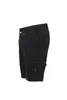 A black pair of cargo shorts shown from the side. Produktbild-Vorschau