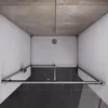 120x195cm 6mm Nano ESG Glas Schiebetür Nischentür Duschwand Produktbild-Vorschau 4