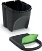 A black waste bin and its lid are shown against a white background. Anteprima dell’immagine prodotto