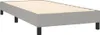 vidaXL Sommier tapissier gris clair 90x190 cm tissu Voir les images du produit 3