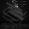 An exploded view diagram of a phone case, showing its layers and components. Produktbild-Vorschau