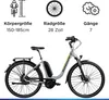 Zündapp X300 E Bike Damenfahrrad 155 - 180 cm Stadtrad Produktbild-Vorschau 3