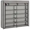 vidaXL Szafka na buty z pokrywą Szara 115 x 28 x 110 cm Podgląd zdjęcia produktu 10