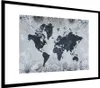 MuchoWow® MuchoWow® Gerahmtes Poster Weltkarte - Blumen - Produktbild-Vorschau 7