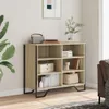 vidaXL Kredens dąb sonoma 91x35,5x74,5 cm Materiał Podgląd zdjęcia produktu 3