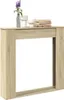 vidaXL Kaminumrandung Sonoma-Eiche 100x20x100 cm Produktbild-Vorschau 2