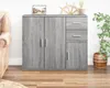 vidaXL Kredens szary Sonoma 91x29,5x75 cm Materiał Podgląd zdjęcia produktu 1