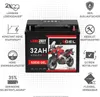 LANGZEIT Y60-N30L-A GEL Motorradbatterie 12V 32Ah 420AEN Produktbild-Vorschau 2
