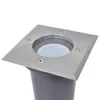 vidaXL Spot encastré de sol LED 3 pcs. Outdoor Carré Voir les images du produit 2