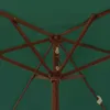 vidaXL Sonnenschirm mit Holzmast Grün 196x231 cm Produktbild-Vorschau 6