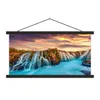 MuchoWow® Textilposter Wasserfall - Landschaft - Wolken - Produktbild-Vorschau 1