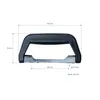 HMF 14973-02 Koffergriff 2er Set, 14 x 7 cm, schwarz Produktbild-Vorschau 2