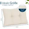 Cuscino Beautissu Lounge Outdoor Natur XLuna, 70x40 cm Anteprima dell’immagine prodotto 3