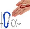 com-four® 12x Karabiner klein mit Schlüsselring, Produktbild-Vorschau 6
