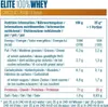 Nutrition information table for a food product. Produktbild-Vorschau