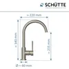 SCHÜTTE Küchenarmatur CORNWALL Niederdruckarmatur in Produktbild-Vorschau 5