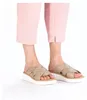 RIEKER Damen Pantolette beige gold metallic Kunstleder - Produktbild-Vorschau 9