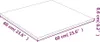 A diagram of a square tabletop with dimensions indicated. Voir les images du produit