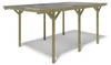 Tettoia posto auto coperto in legno 3.04x5.12 m - 15.57 m2 Anteprima dell’immagine prodotto 6