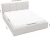 FEDVE Polsterbett Celano Slim aus Chenille-Stoff 160x200 Produktbild-Vorschau 8
