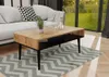 Couchtisch Scandi Eiche WOTAN/SCHWARZ Wohnzimmertisch Mit Produktbild-Vorschau 4
