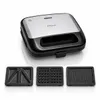 Sandwichmaker 3 in 1, 1000 W, Waffeleisen & Kontaktgrill Produktbild-Vorschau 1