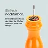 Salz und Pfeffermühle Set Hochglanz Orange 22 cm – Produktbild-Vorschau 6