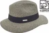 Seeberger knautschbarer Borten-Sommerhut Fedora mit UV-Schutz 30 in braun