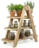 WELLHAUS 3-stufige Etagere Holz Servierplatte Snackständer Produktbild-Vorschau 7
