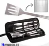 Accessori Barbecue Set Di Posate 9In1 +Etui Bbq Acciaio Anteprima dell’immagine prodotto 3