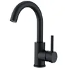 A black kitchen faucet is shown against a white background. Produktbild-Vorschau